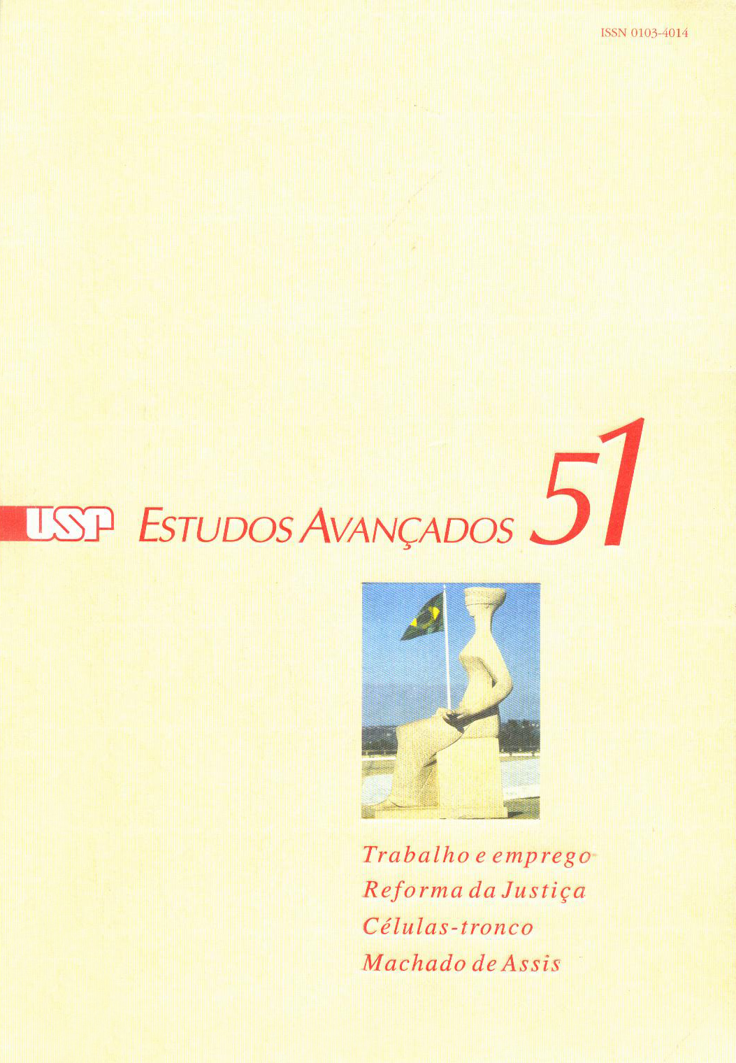 Capa Revista Estudos Avançados v18 n51