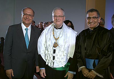 Geraldo Alckmin, Marco Antonio Zago e Vahan Agopyan