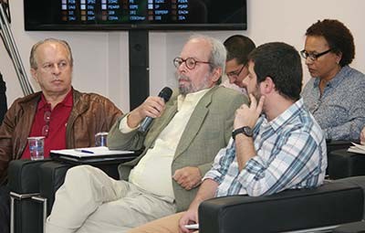 Renato Janine Ribeiro, Francisco César de Sá Barreto e Paulo Saldaña - Debate Processo Eleitoral na USP