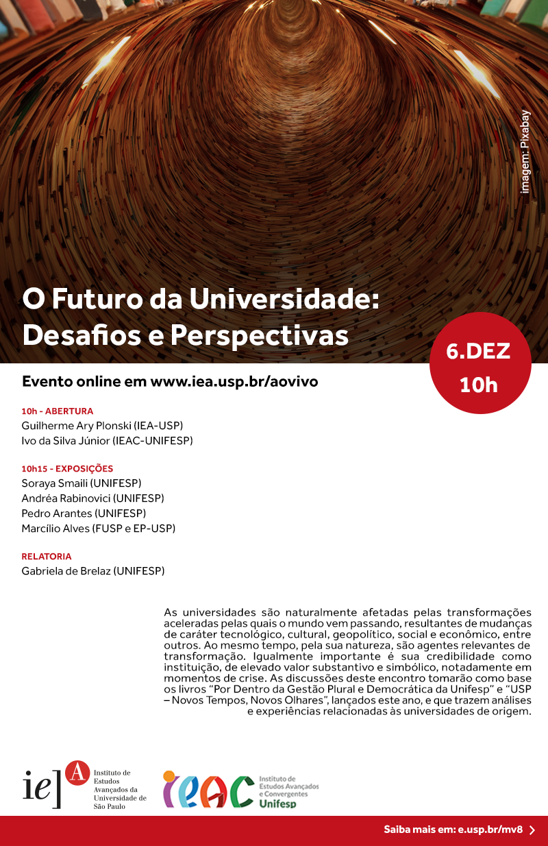 Convite O Futuro da Universidade: Desafios e Perspectivas