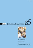 Capa da revista "Estudos Avançados" 85