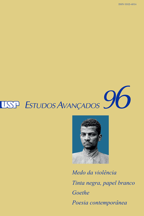 Capa da Revista estudos avançados Nº 96