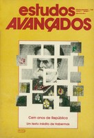 Capa Revista Estudos Avançados v3 n7