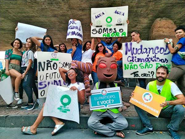 Greve Global pelo Clima - Manifestantes em São Paulo