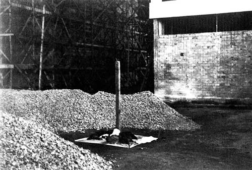 Obra de Cildo Meireles em "Do Corpo à Terra", Belo Horizonte, 1970