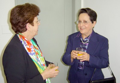 Regina Maria Campos e Leyla Perrone Moisés