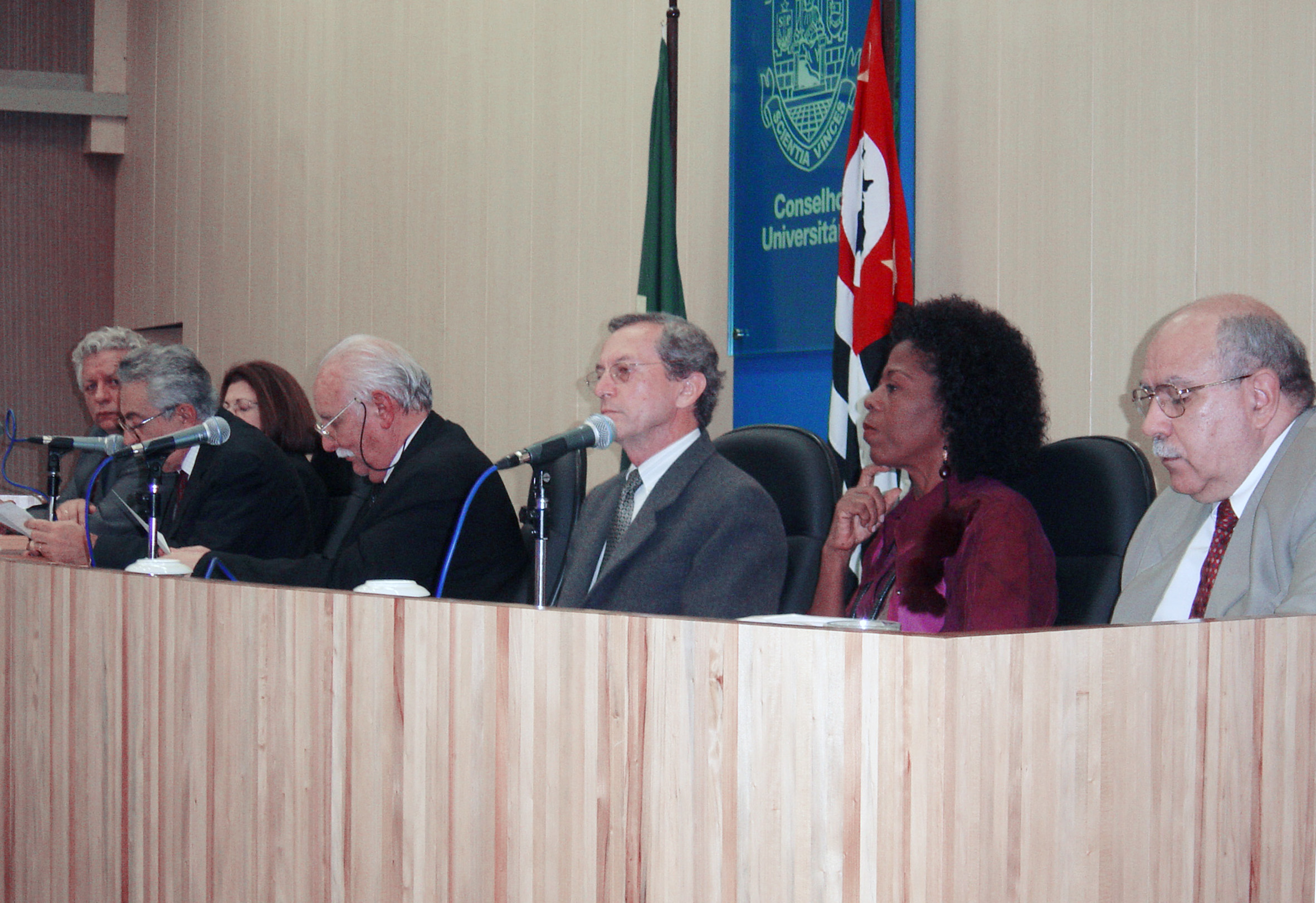 João Steiner, Nina Ranieri, Alfredo Bosi, Adolpho José Melfi, Adilson Avansi, Arany Santana e José de Souza Martins