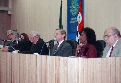 João Steiner, Nina Ranieri, Alfredo Bosi, Adolpho José Melfi, Adilson Avansi, Arany Santana e José de Souza Martins