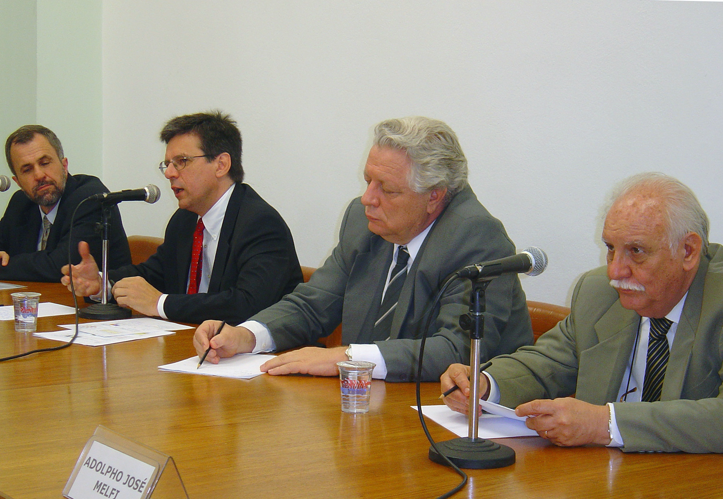 Luiz Nunes de Oliveira, Carlos Henrique de Brito Cruz, João Steiner e Adolpho José Melfi