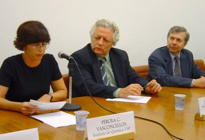 Pérola Vasconcellos, João Steiner e Guy Brasseur