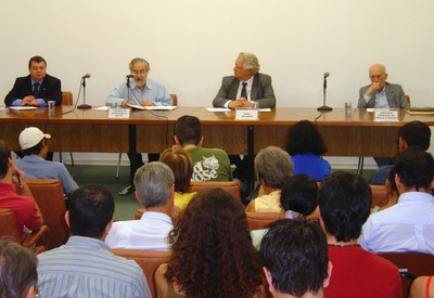 Michal Gartenkraut, Franklin Leopoldo e Silva, João Steiner e Antonio Candido