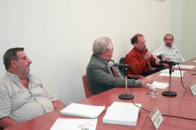 Roberto Vermulm, João Steiner, Glauco Arbix e Júlio Sérgio Gomes de Almeida