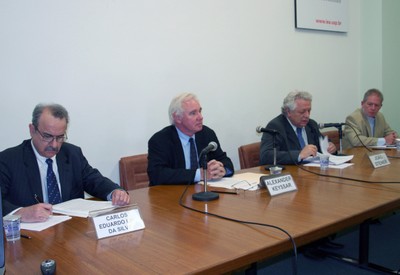 Carlos Eduardo Lins da Silva, Alexander Keyssar, João Steiner e Samuel Feldberg