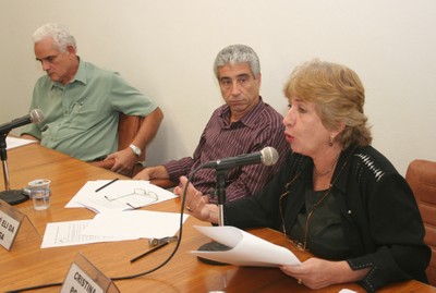 Eleutério Prado, José Eli da Veiga e Cristina Possas