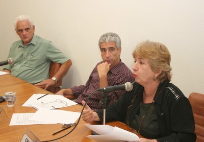 Eleutério Prado, José Eli da Veiga e Cristina Possas