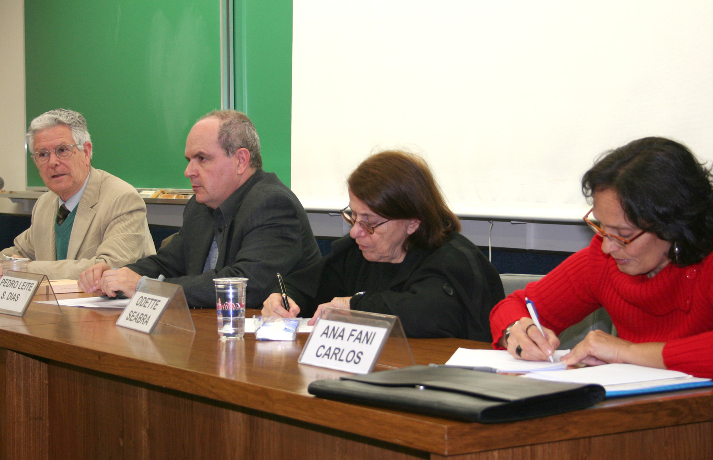 Horacio Capel, Pedro Leite da Silva Dias, Odete Seabra e Ana Fani Carlos 