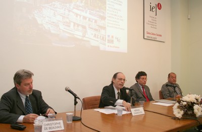 Christophe de Beauvais, Hernan Chaimovich, Jean-Marc Gravier e Wanderley Messias da Costa