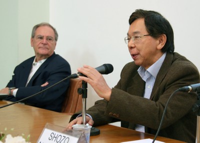 Paulo Abrahamson e Shozo Motoyama