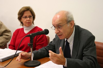 Eliane Cantanhêde e Fábio Wanderley Reis