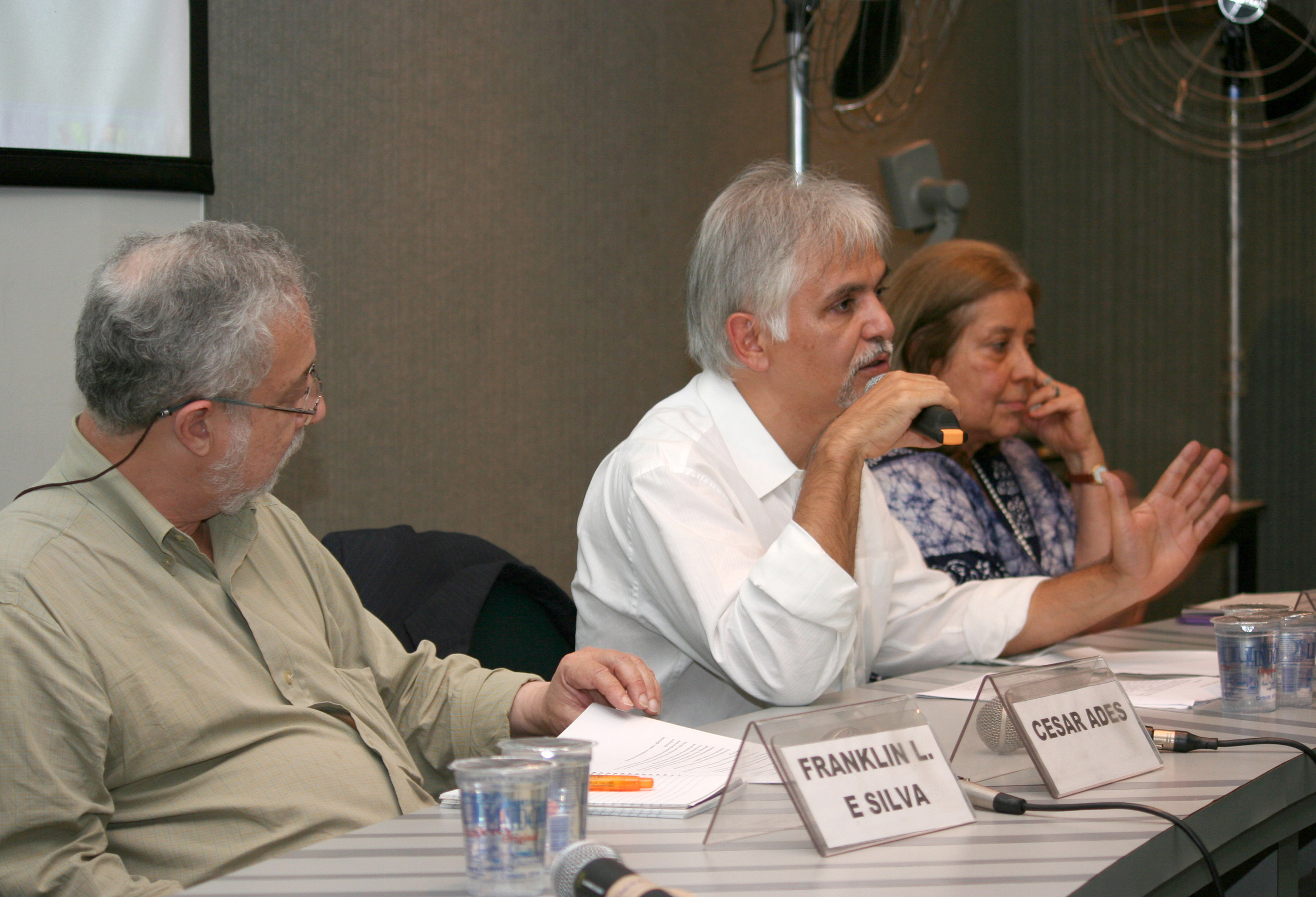 Franklin Leopoldo e Silva, José Sérgio Carvalho e Adélia Bezerra de Menezes