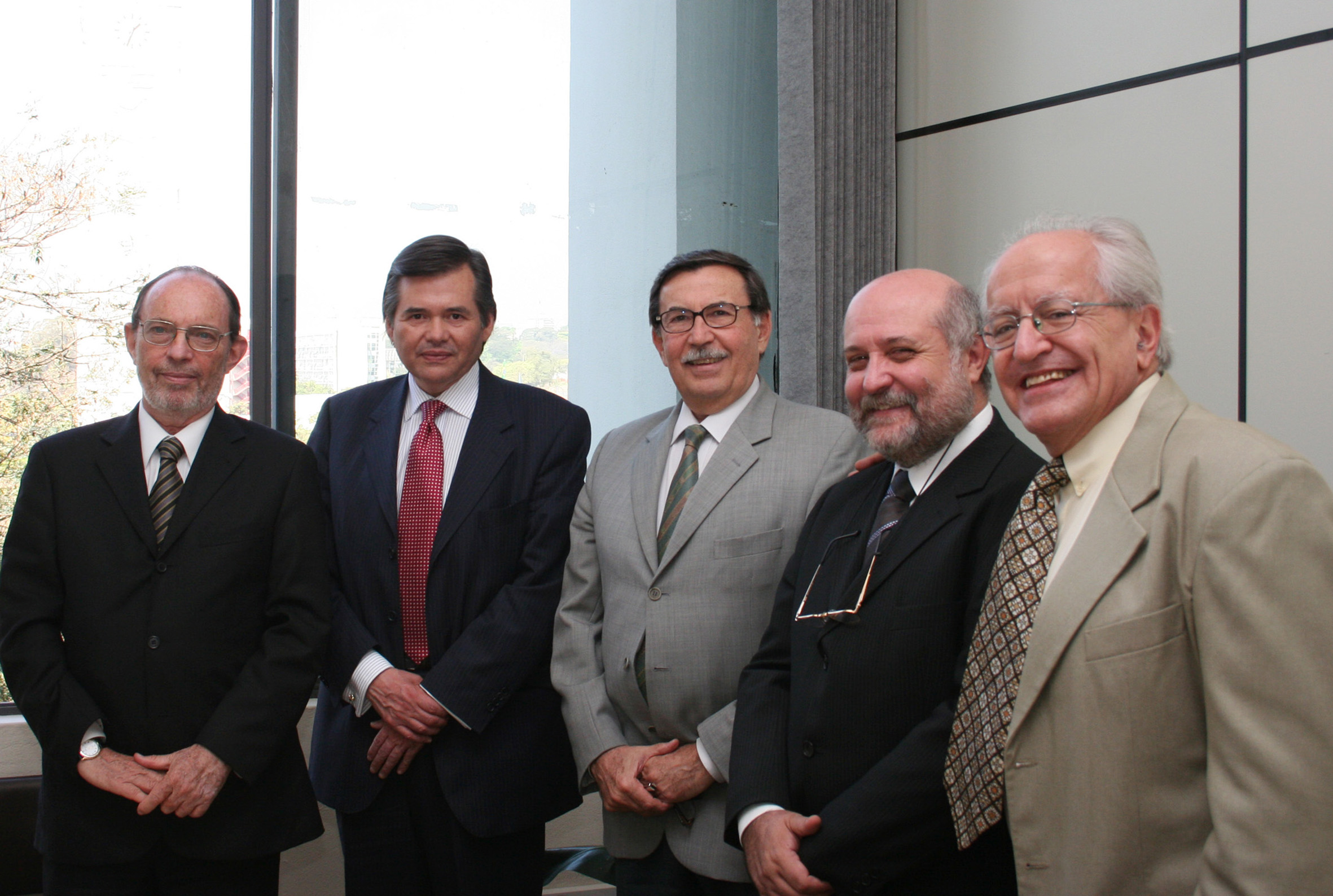 Hernan Chaimovich, Sergio Bravo Escobar, Franco Maria Lajolo, Ruy Alberto Corrêa Altafim e César Ades