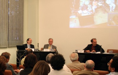 Hernan Chaimovich, Marco Antonio Zago e Glauco Arbix