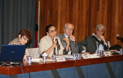 Maria Clara Di Pierro, Marina Silva, César Ades e José Eli da Veiga