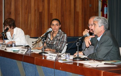 Maria Clara Di Pierro, Marina Silva, César Ades e José Eli da Veiga