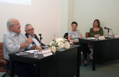 César Ades, Paulo Nogueira Neto, Dora Ann Lange Canhos e Marina Landeiro