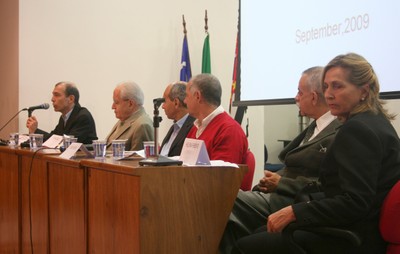 Rodrigo César de Araújo Cunha, César Ades, Wagner Costa Ribeiro, Helio Neves, Chester Luiz Galvão Cesar e Helena Ribeiro