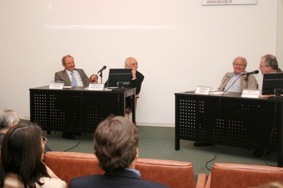 Jacob Palis Jr, Adolpho José Melfi, César Ades e Marco Antonio Zago