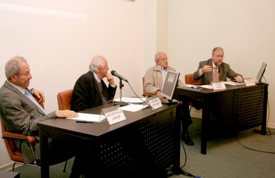 Jacob Palis Jr, Adolpho José Melfi, César Ades e Marco Antonio Zago