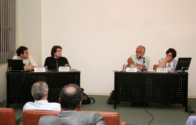 Fabrício Vasselai, Umberto Mignozzetti, José Genuíno e Maria Cecília Spina Forjaz