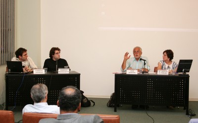 Fabrício Vasselai, Umberto Mignozzetti, José Genuíno e Maria Cecília Spina Forjaz