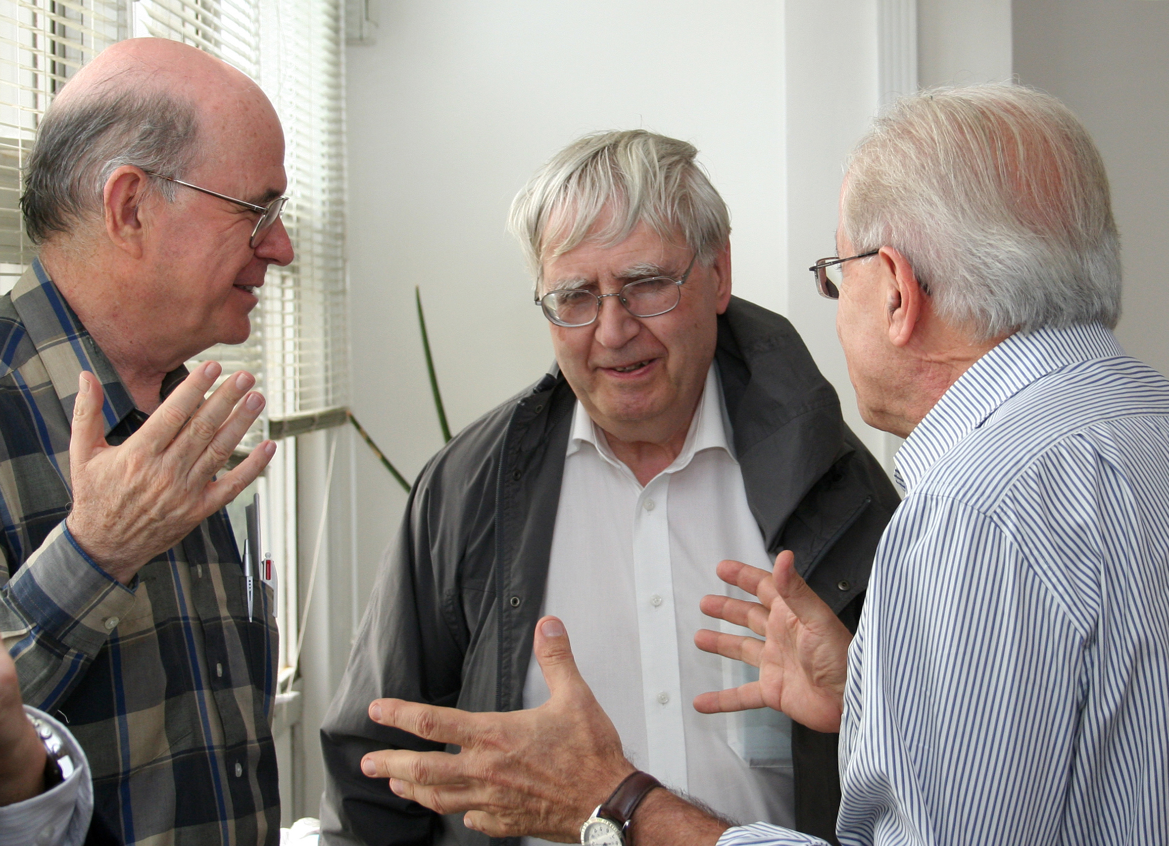 Eliezer Rabinovici, Peter Goddard e César Ades