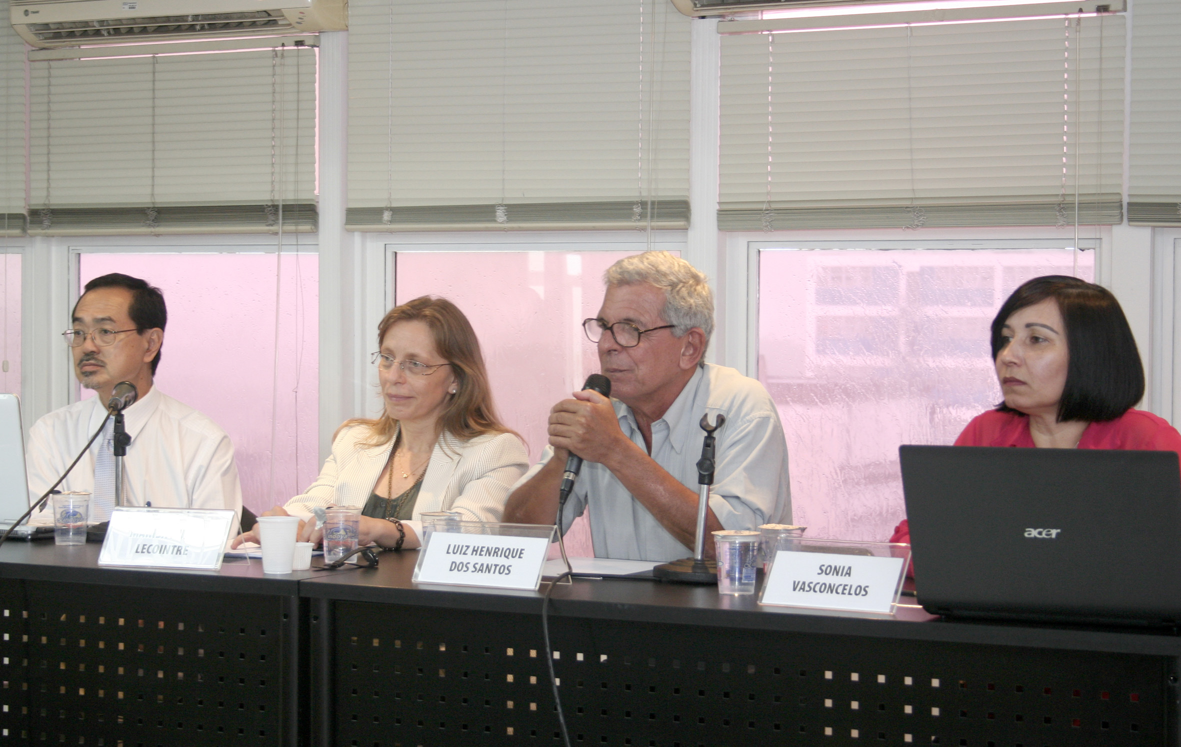 Edson Watanabe, Maria Russo Lecointre, Luiz Henrique Lopes dos Santos e Sonia Maria Ramos Vasconcelos