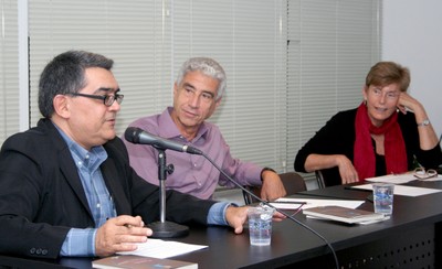 Marcelo Leite, José Eli da Veiga e Sonia Barros de Oliveira