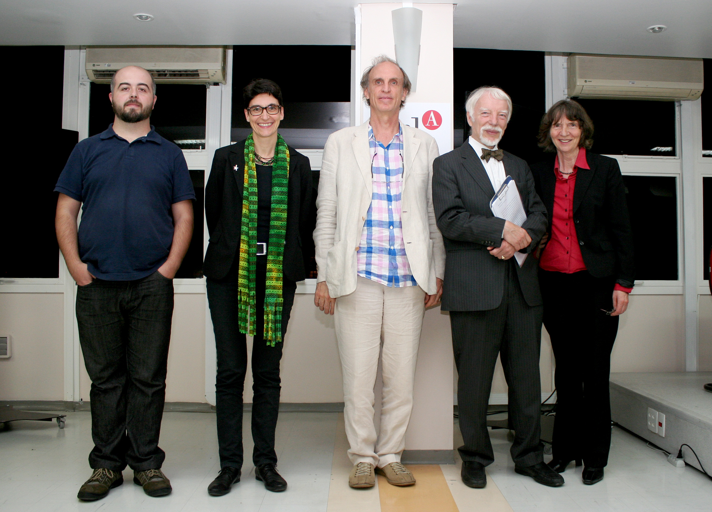 Daniel Martineschen, Stefane Kastner, Martin Grossmann, Jan Assmann e Aleida Assmann