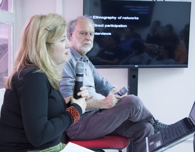 Tatiana Bazzichelli e Massimo Canevacci