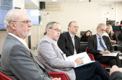 Reginaldo Arcuri, Bob Wollheim, Edmundo Aires e José Domingos Gonzalez Miguez