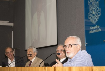 Martin Grossmann, Alfredo Bosi, Rui Curi e Carlos Guilherme Mota