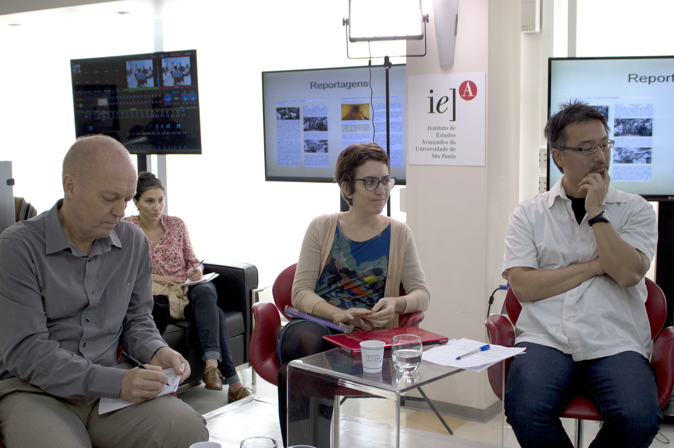 Karl Erik Schollhammer, Paloma Vidal e Paulo Endo