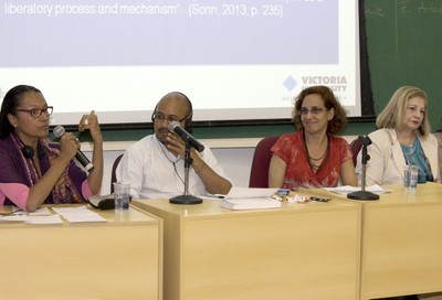 Ligia Fonseca Ferreira, Christopher Sonn, Sylvia Dantas e Maura Pardini Bicudo Véras