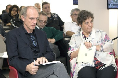 Martin Grossmann e Elizabeth Balbachevsky