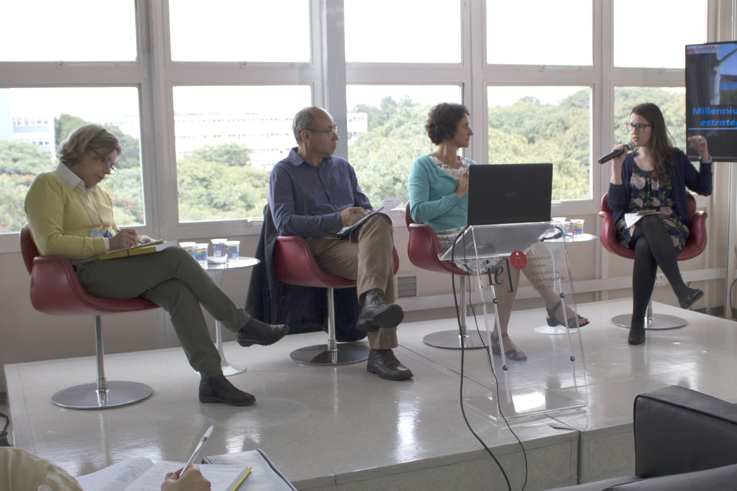 Maria da Penha Vasconcelos, Wagner Costa Ribeiro, Silvia Serrao-Neumann e Gabriela Di Giulio