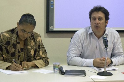 Marina Silva e Luiz Carlos Beduschi Filho