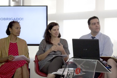 Ligia Fonseca Ferreira, Adriana Capuano e Daniel Bicudo Veras