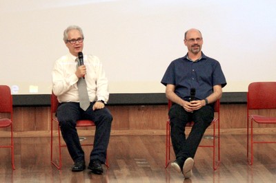 Marcos Buckeridge e Fabio Kon encerram o evento e agradecem a participação de todos