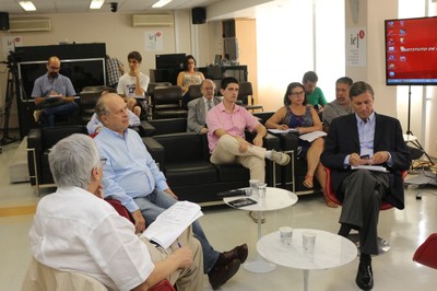 Alvaro Vasconcelos, Renato Janine Ribeiro e Pedro Dallari