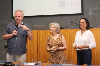 Martin Coy, Neli Aparecida de Mello -Théry e Jane Zilda Ramires - 19/02/2018